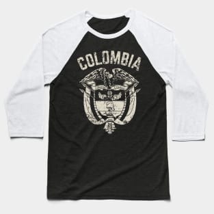 Colombia Libertad Y Orden - Grunge Design Baseball T-Shirt